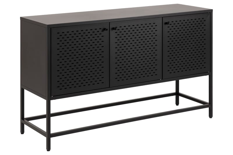 Skänk Wiester 125 cm - Svart - Sideboard & skänk