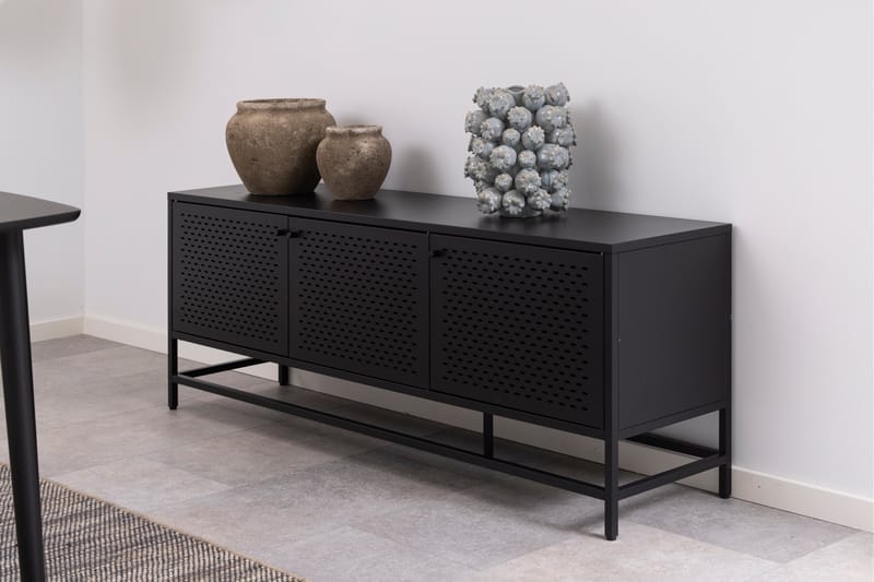 Skänk Wiester 160 cm - Svart - Förvaring - Förvaringsmöbler - Sideboard & skänk