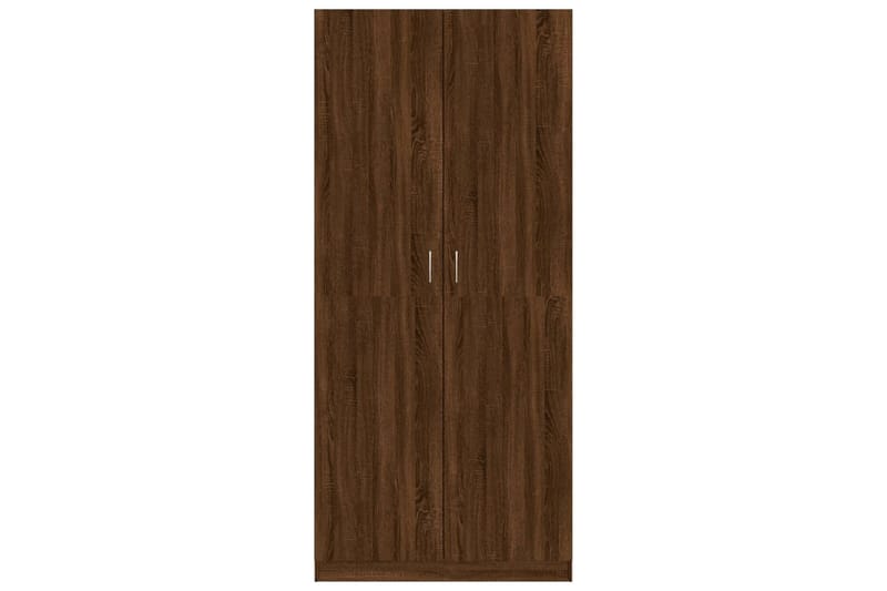 beBasic Garderob brun ek 90x52x200 cm konstruerat trä - Brown - Förvaring - Garderober & garderobssystem