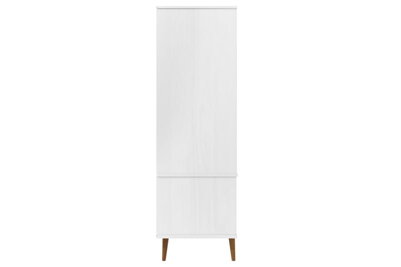 beBasic Garderob vit 90x55x175 cm massiv furu - White - Förvaring - Garderober & garderobssystem