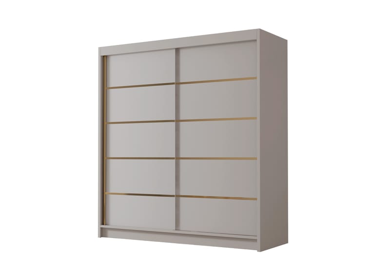 Chavez Garderob 180x215 cm - Beige - Förvaring - Garderober & garderobssystem