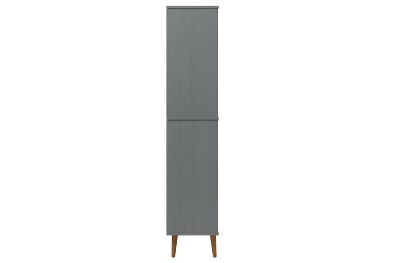 beBasic Bokhylla grå 85x35x170,5 cm massiv furu - Grey - Förvaring - Hylla - Bokhylla