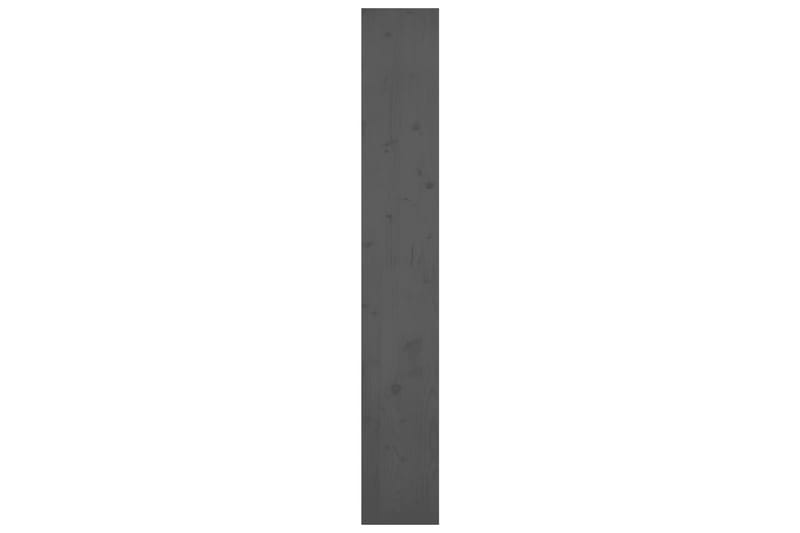 beBasic Bokhylla/rumsavdelar grå 80x30x199,5 cm massiv furu - Grey - Förvaring - Hylla - Bokhylla