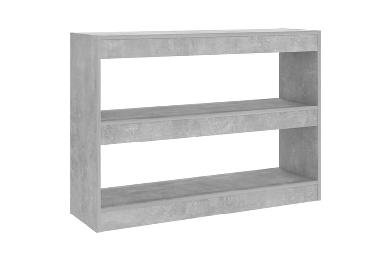 beBasic Bokhylla/Rumsavdelare betonggrå 100x30x72 cm - Grey - Förvaring - Hylla - Bokhylla