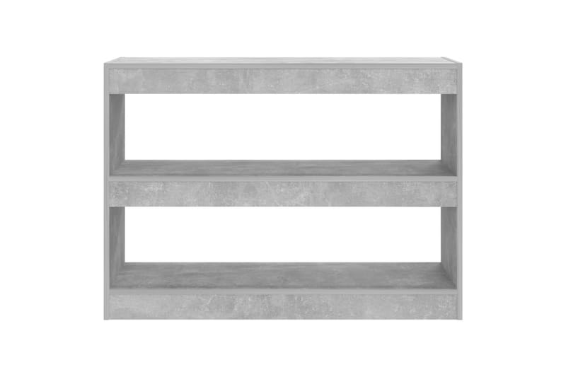 beBasic Bokhylla/Rumsavdelare betonggrå 100x30x72 cm - Grey - Förvaring - Hylla - Bokhylla