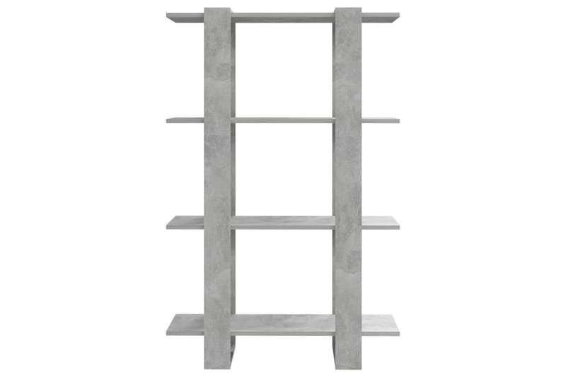 beBasic Bokhylla/rumsavdelare betonggrå 80x30x123,5 cm - Grey - Förvaring - Hylla - Bokhylla