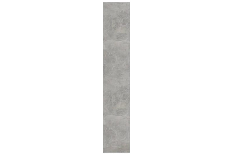 beBasic Bokhylla/Rumsavdelare betonggrå 80x30x166 cm konstruerat trä - Grey - Förvaring - Hylla - Bokhylla