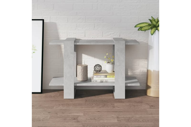 beBasic Bokhylla/Rumsavdelare betonggrå 80x30x51 cm - Grey - Förvaring - Hylla - Bokhylla