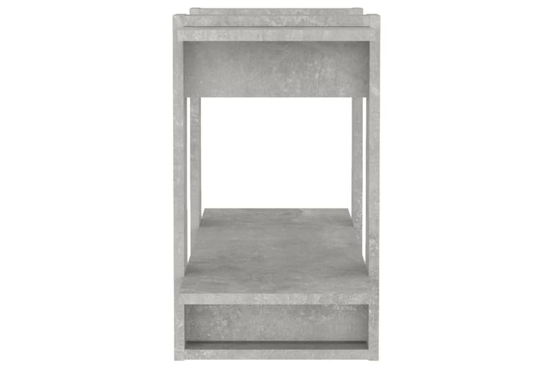 beBasic Bokhylla/Rumsavdelare betonggrå 80x30x51 cm - Grey - Förvaring - Hylla - Bokhylla