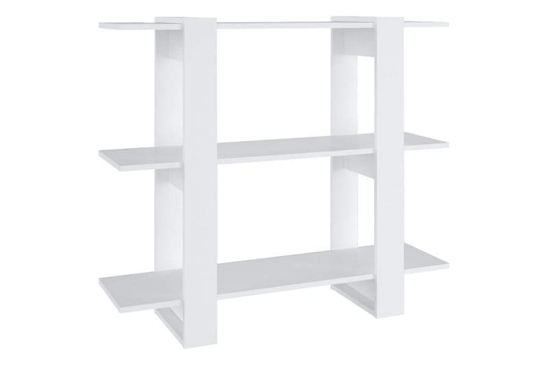 beBasic Bokhylla/rumsavdelare vit 100x30x87 cm - White - Förvaring - Hylla - Bokhylla