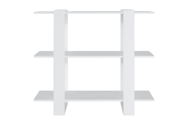 beBasic Bokhylla/rumsavdelare vit 100x30x87 cm - White - Förvaring - Hylla - Bokhylla