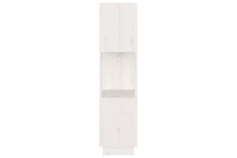 beBasic Bokhylla/rumsavdelare vit 51x25x101 cm massiv furu - White - Förvaring - Hylla - Bokhylla