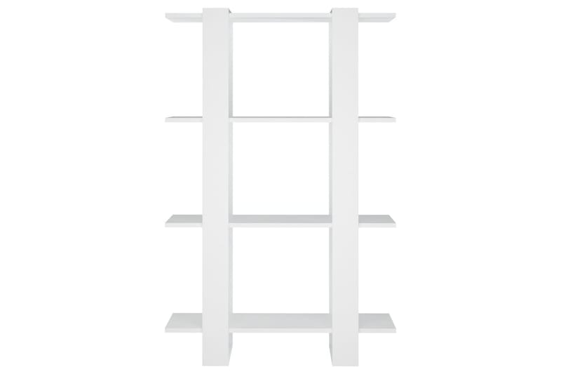 beBasic Bokhylla/Rumsavdelare vit 80x30x123,5 cm - White - Förvaring - Hylla - Bokhylla