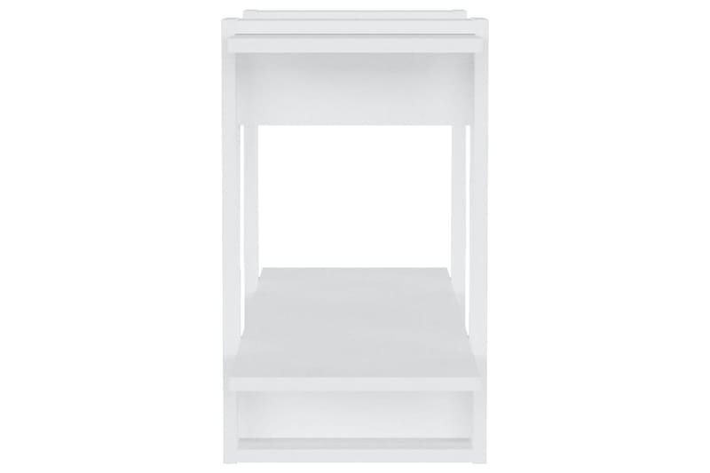 beBasic Bokhylla/Rumsavdelare vit högglans 80x30x51 cm - White - Förvaring - Hylla - Bokhylla