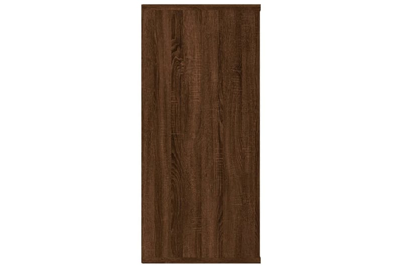 beBasic Bokhylla/skänk rökfärgad ek 66x30x98 cm konstruerat trä - Brown - Förvaring - Hylla - Bokhylla