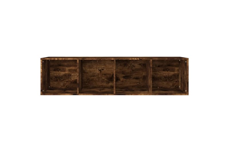 beBasic Bokhylla/tv-bänk rökfärgad ek 36x30x143 cm konstruerat trä - Brown - Förvaring - Hylla - Bokhylla