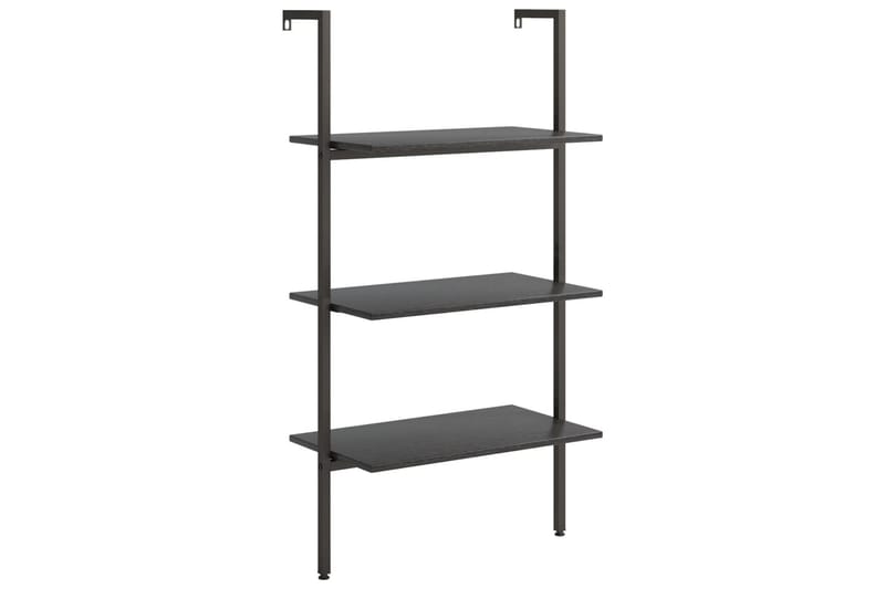 beBasic Hylla 3-nivåer svart 64x35x120,5 cm - Black - Förvaring - Hylla - Bokhylla