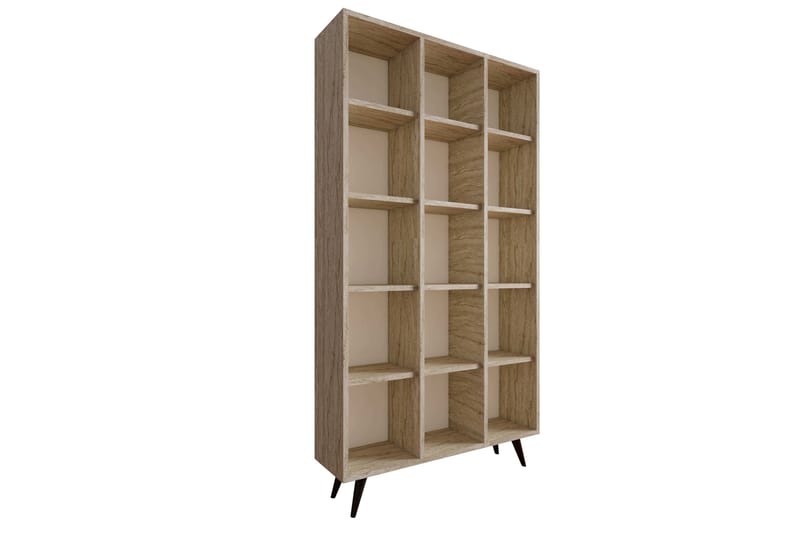 Bokhylla Zipa 100 cm - Beige - Förvaring - Hylla - Bokhylla