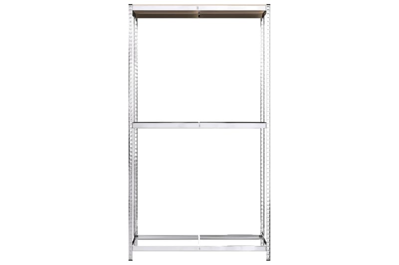 beBasic Däckställ 2 hyllplan silver 4 st 110x40x180 cm stål - Silver - Förvaring - Hylla - Förvaringshylla - Lagerhylla