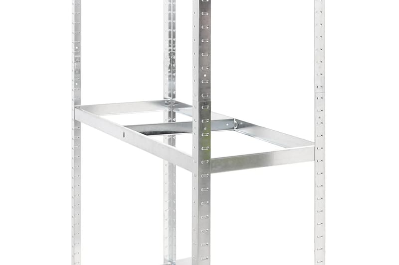 beBasic Däckställ 2 hyllplan silver 4 st 110x40x180 cm stål - Silver - Förvaring - Hylla - Förvaringshylla - Lagerhylla