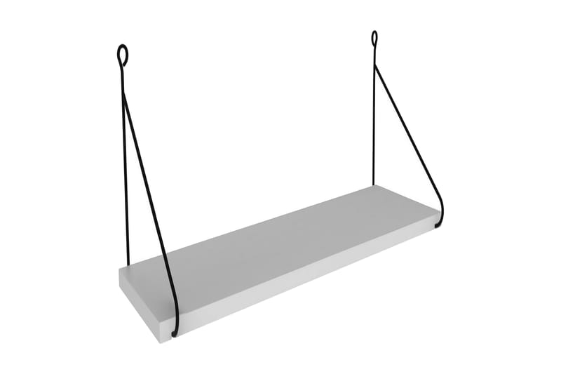 Vägghylla Forbis - Vit/Grå - Förvaring - Hylla - Vägghylla