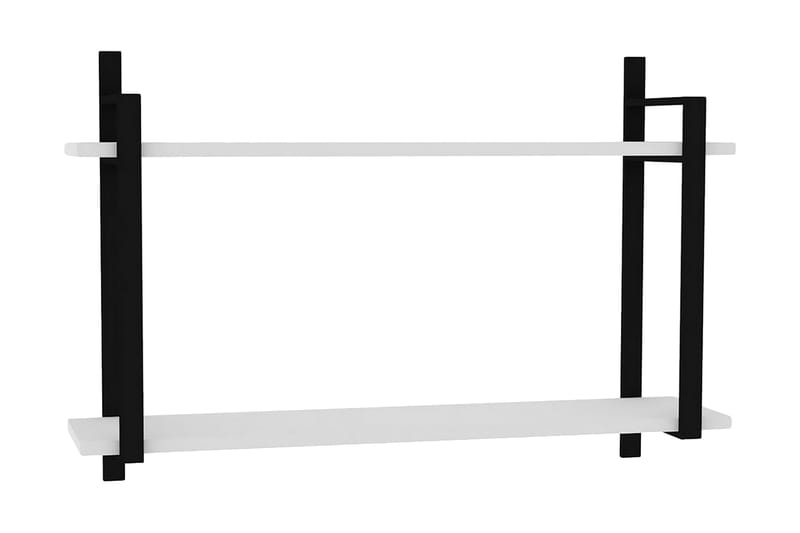 Vägghylla Zakkum 90x60 cm - Vit - Förvaring - Hylla - Vägghylla