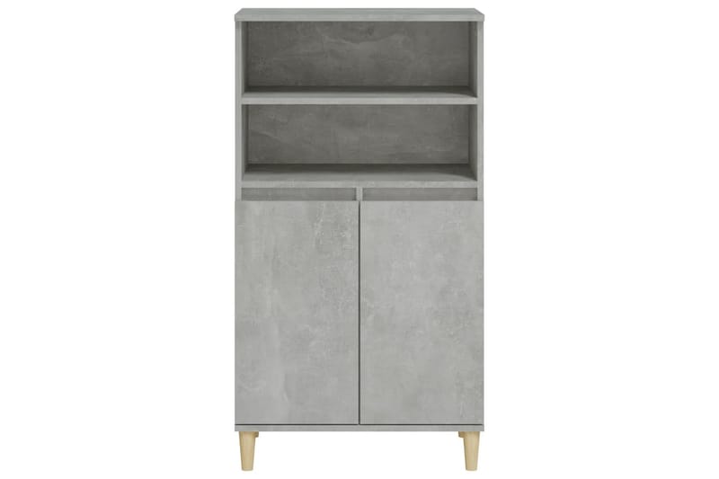 beBasic Högskåp betonggrå 60x36x110 cm konstruerat trä - Grey - Förvaring - Skåp - Förvaringsskåp