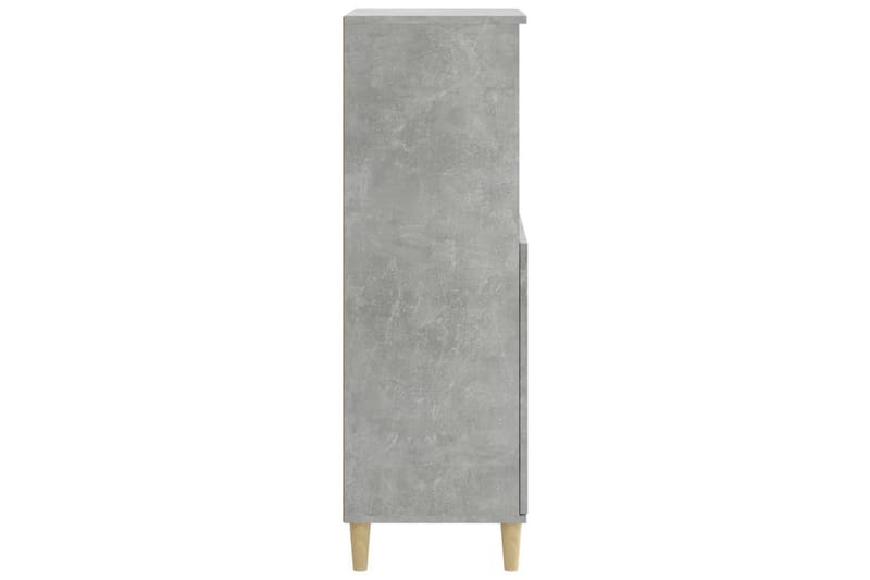 beBasic Högskåp betonggrå 60x36x110 cm konstruerat trä - Grey - Förvaring - Skåp - Förvaringsskåp