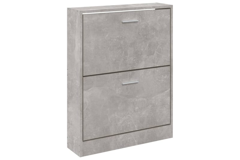 beBasic Skoskåp betonggrå 59x17x81 cm konstruerat trä - Grey - Förvaring - Skoförvaring - Skoskåp