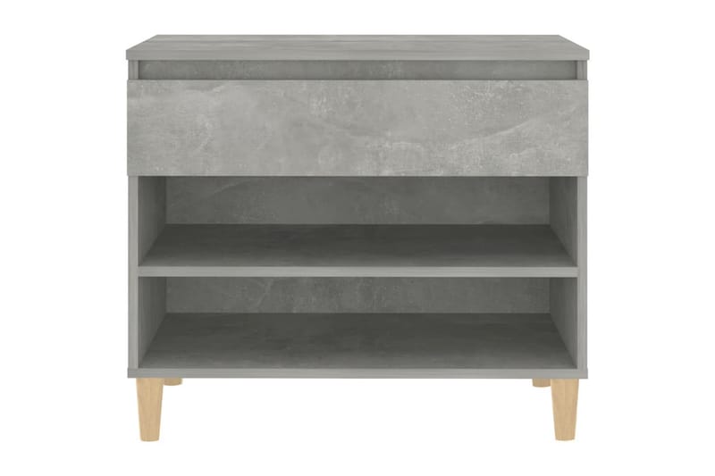 beBasic Skoskåp betonggrå 70x36x60 cm konstruerat trä - Grey - Förvaring - Skoförvaring - Skoskåp