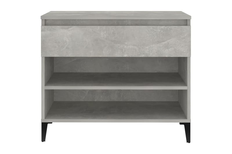 beBasic Skoskåp betonggrå 70x36x60 cm konstruerat trä - Grey - Förvaring - Skoförvaring - Skoskåp