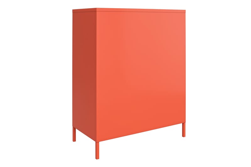 Förvaringsskåp Cache 80x40 cm 2 Dörrar Orange - Novogratz - Förvaring - Skåp - Förvaringsskåp