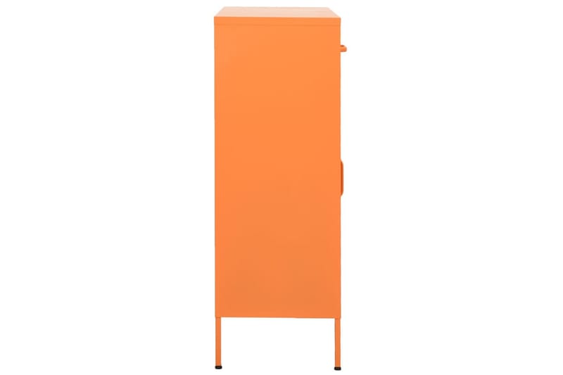 Förvaringsskåp orange 80x35x101,5 cm stål - Orange - Förvaring - Skåp - Förvaringsskåp