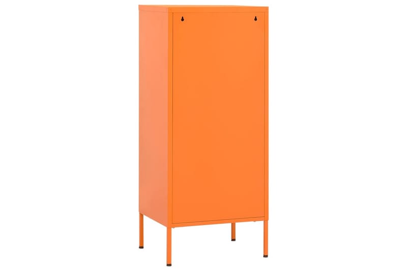 Förvaringsskåp orange 80x35x101,5 cm stål - Orange - Förvaring - Skåp - Förvaringsskåp