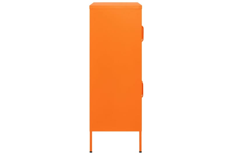 Förvaringsskåp orange 80x35x101,5 cm stål - Orange - Förvaring - Skåp - Förvaringsskåp