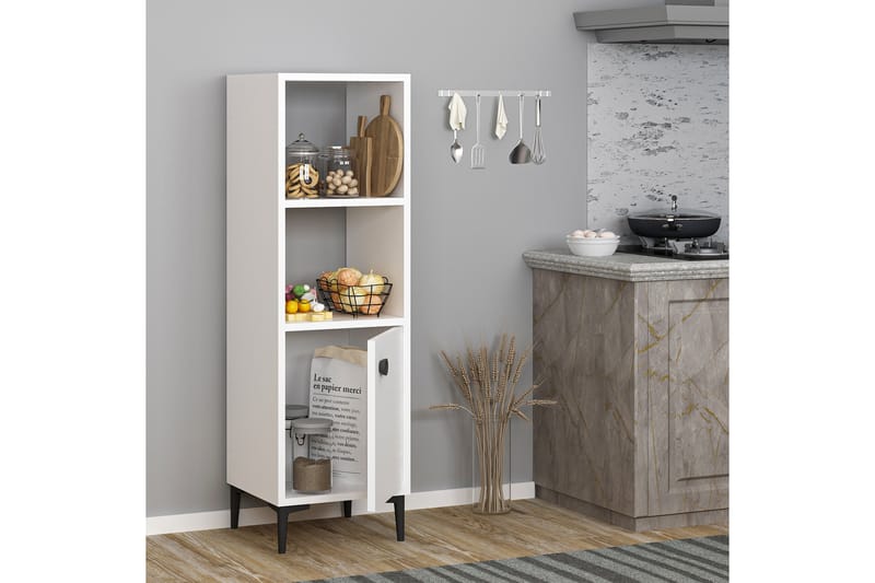 Highboard Alonea 39x35 cm - Vit - Förvaring - Skåp - Förvaringsskåp