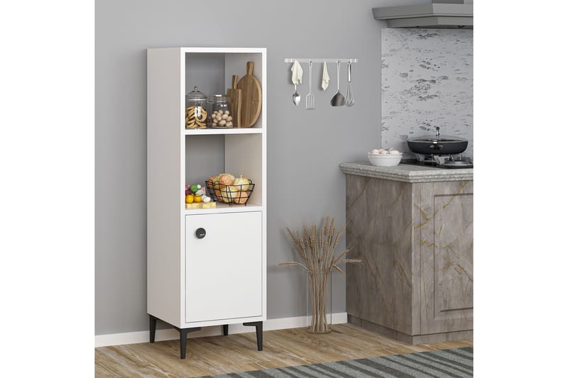 Highboard Alonea 39x35 cm - Vit - Förvaring - Skåp - Förvaringsskåp