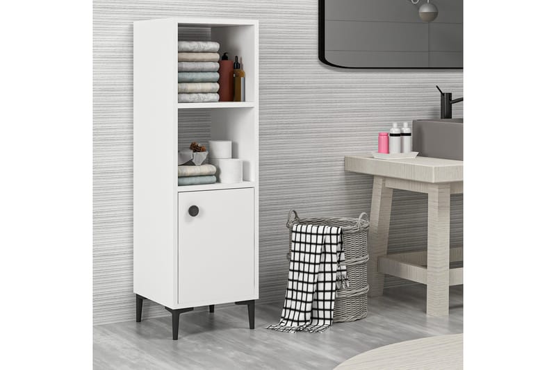 Highboard Alonea 39x35 cm - Vit - Förvaring - Skåp - Förvaringsskåp