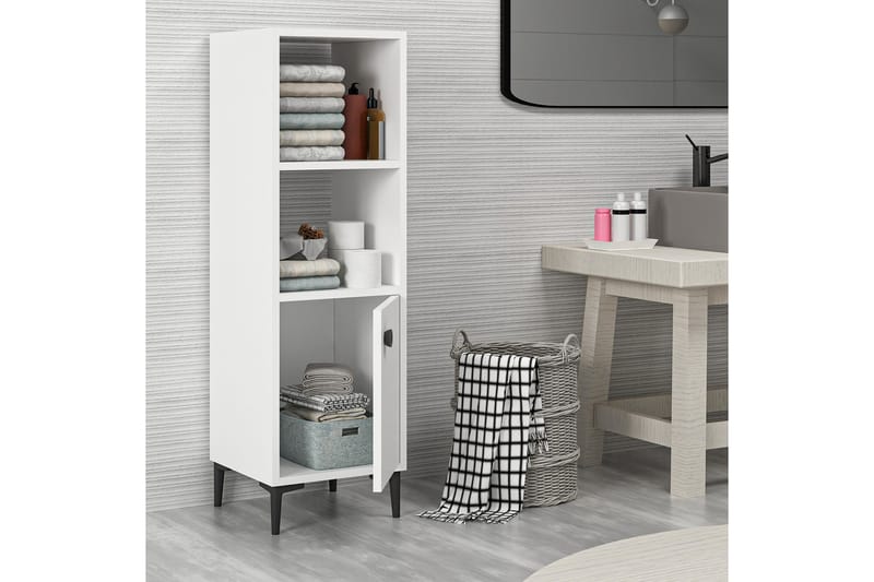 Highboard Alonea 39x35 cm - Vit - Förvaring - Skåp - Förvaringsskåp