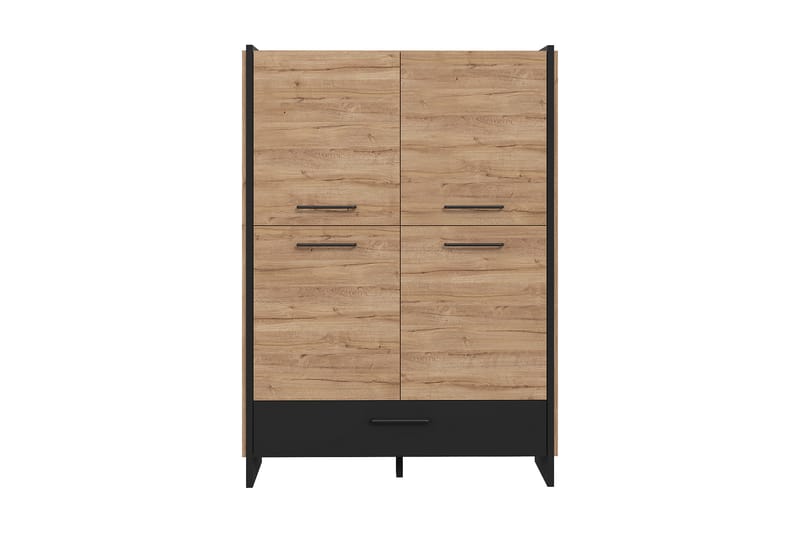 Highboard Chepelare 42x108 cm - Brun/Svart - Förvaring - Skåp - Förvaringsskåp