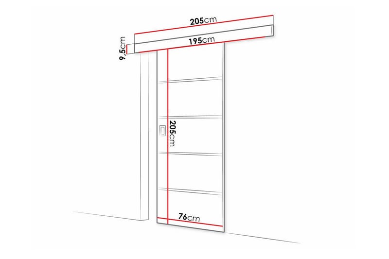 Highboard Clonmore - Brun - Förvaring - Skåp - Förvaringsskåp