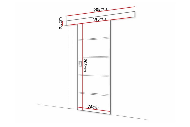 Highboard Clonmore - Brun - Förvaring - Skåp - Förvaringsskåp