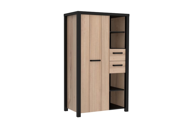 Highboard Havdar 53x91 cm - Brun/Svart - Förvaring - Skåp - Förvaringsskåp