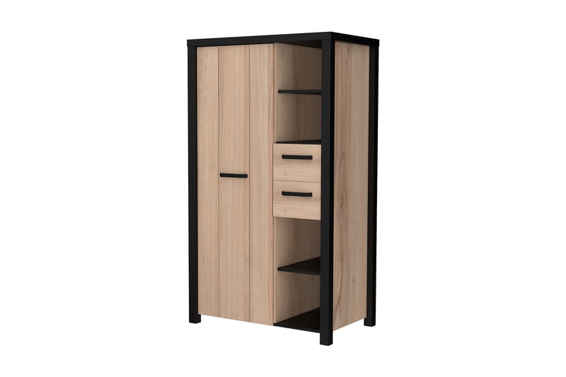 Highboard Havdar 53x91 cm - Brun/Svart - Förvaring - Skåp - Förvaringsskåp