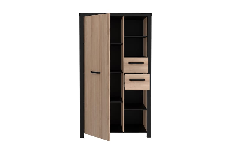 Highboard Havdar 53x91 cm - Brun/Svart - Förvaring - Skåp - Förvaringsskåp