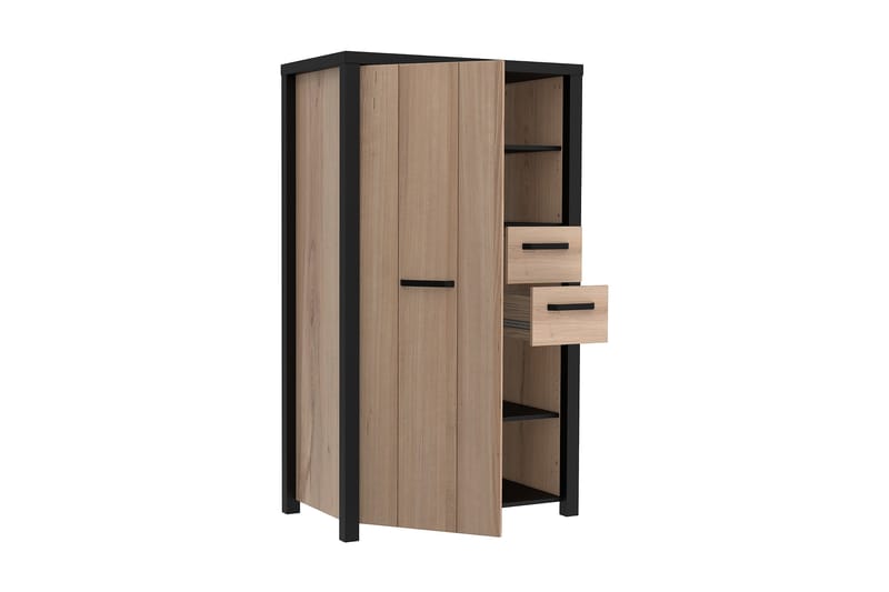 Highboard Havdar 53x91 cm - Brun/Svart - Förvaring - Skåp - Förvaringsskåp