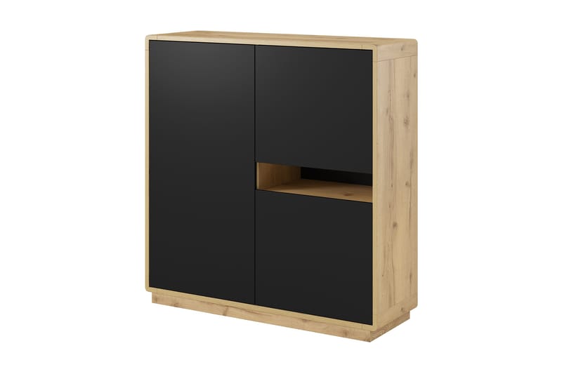 Highboard Joachim 121 cm - Brun/Svart - Förvaring - Skåp - Förvaringsskåp