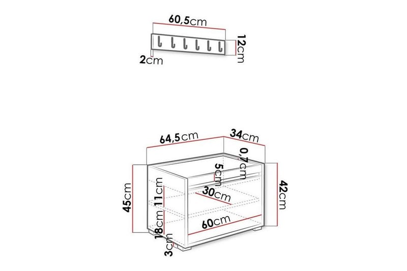 Highboard Kenmare - Förvaring - Skåp - Förvaringsskåp