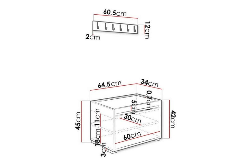 Highboard Kenmare - Förvaring - Skåp - Förvaringsskåp