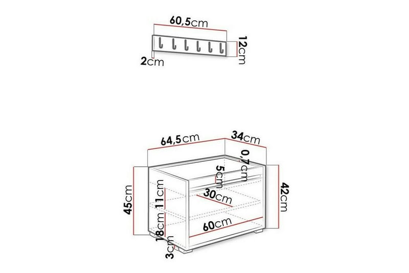 Highboard Kenmare - Förvaring - Skåp - Förvaringsskåp